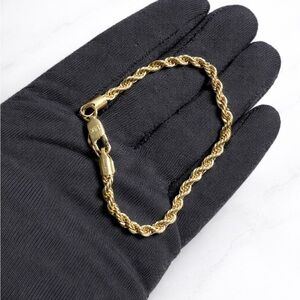 Swarovski 18k Gold Plated Rope Chain Bracelet